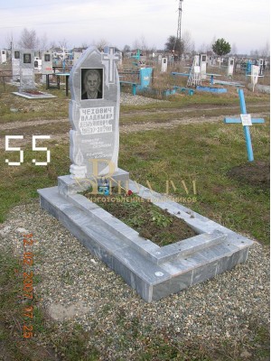 Памятник из мрамора стандарт 55 — ritualum.ru